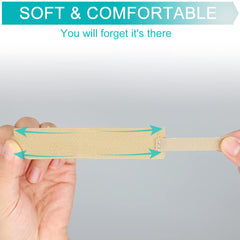 EaseCare hook-and-loop closure provides easy, snug strap adjustments.