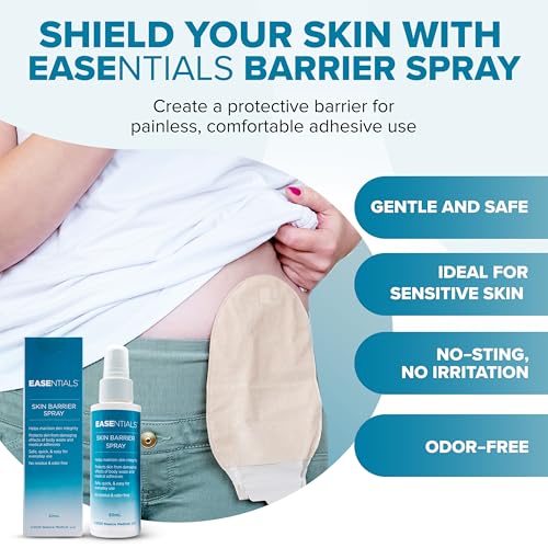 EASEntials low-residue skin barrier spray offers clean coverage with minimal residue.