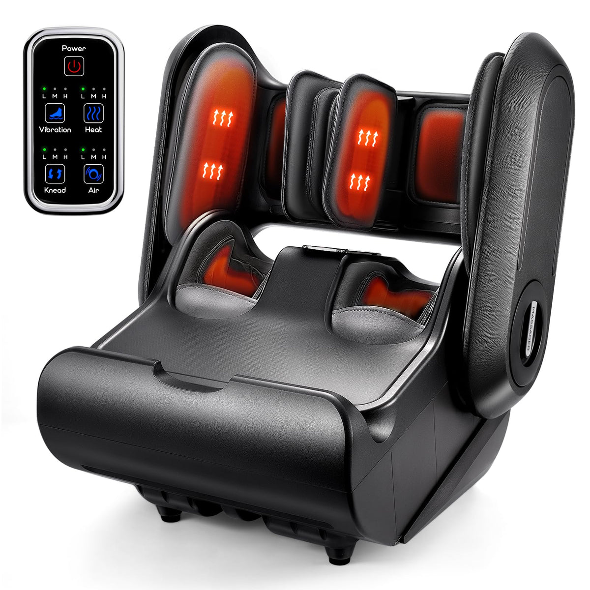EaseZen 2-in-1 Shiatsu Foot Massager shows deep kneading for at-home relaxation