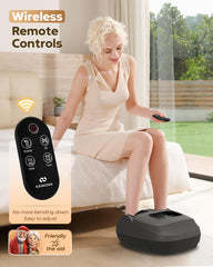 EaseZen deep kneading action delivers soothing foot massage for tired feet.