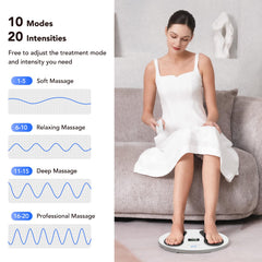 EaseZen offers 20 intensity levels to tailor comfort during sessions.