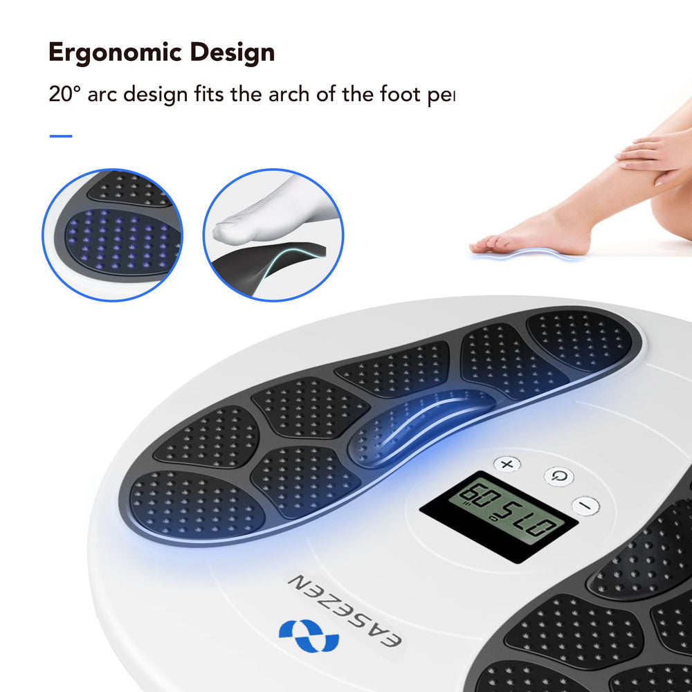 EaseZen remote and LCD provide easy adjustments during use.