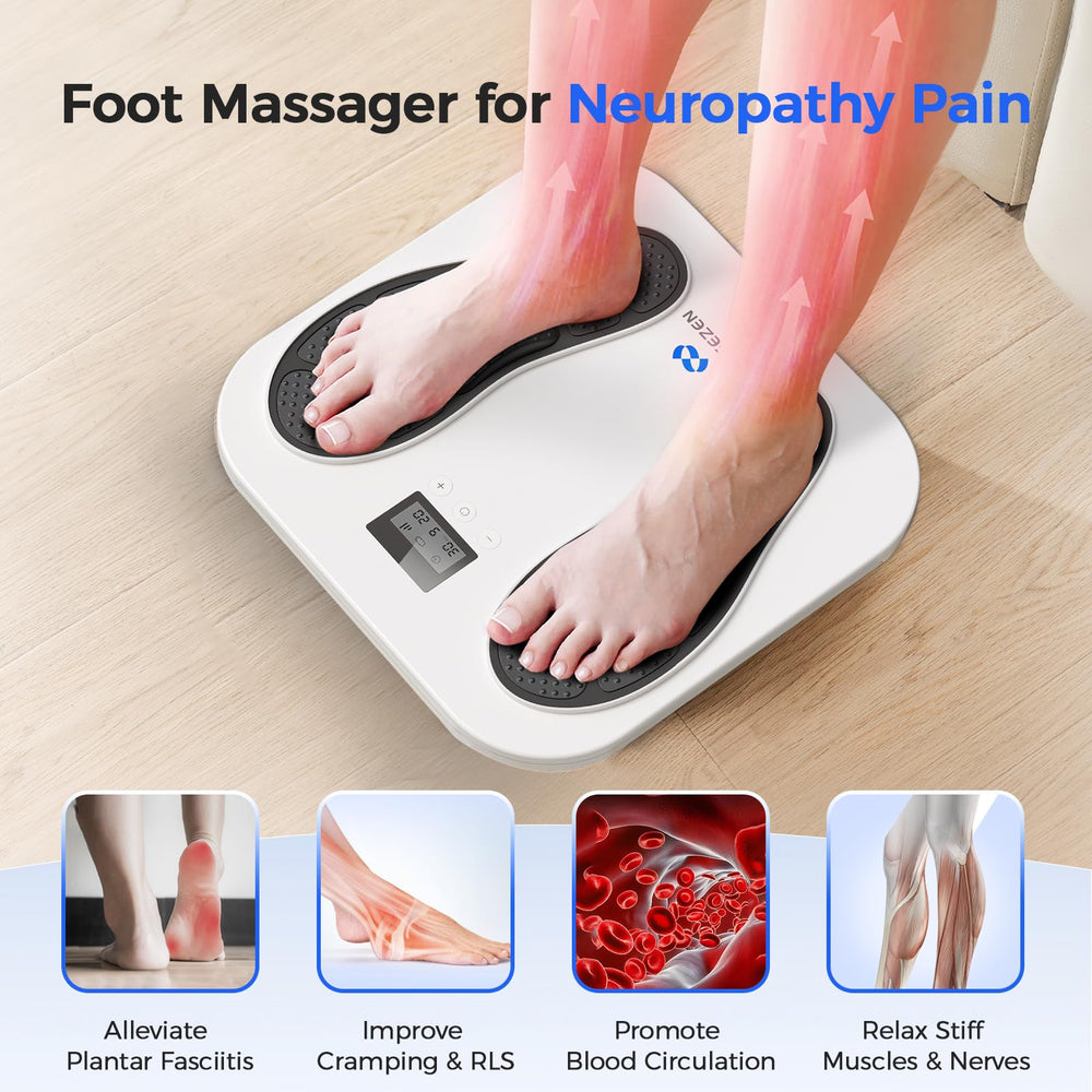 EaseZen electrode pads connected for targeted, comfortable stimulation