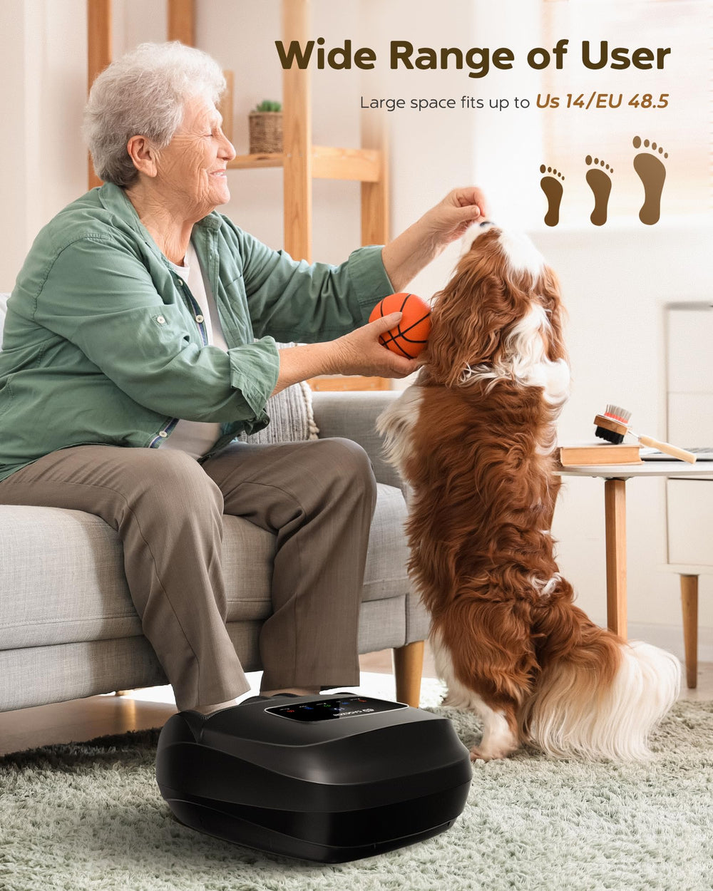 EaseZen massager suitable for home or office use during breaks.