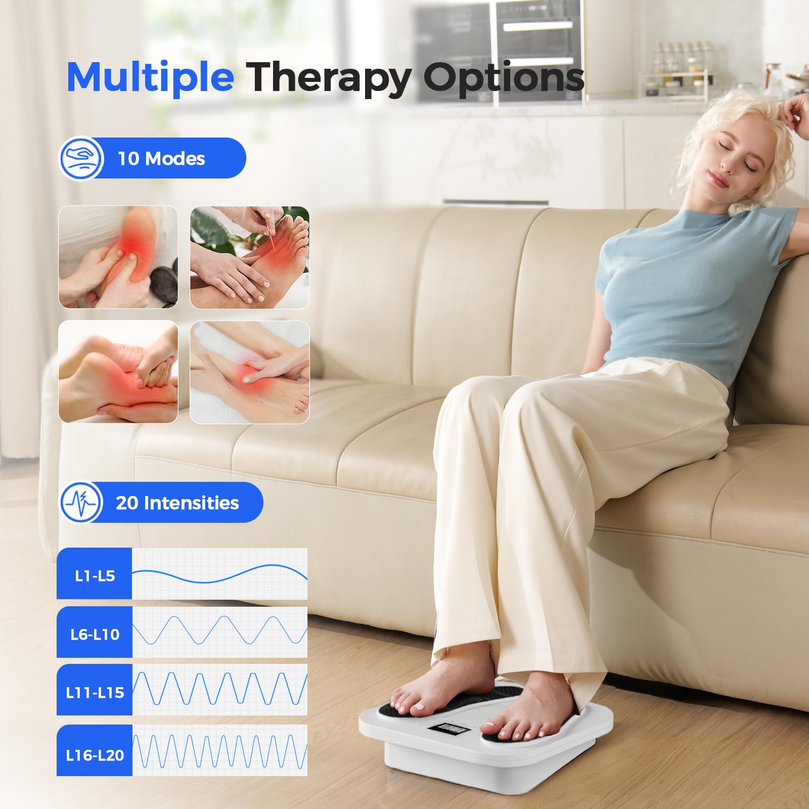 EaseZen rechargeable battery supports long cordless sessions