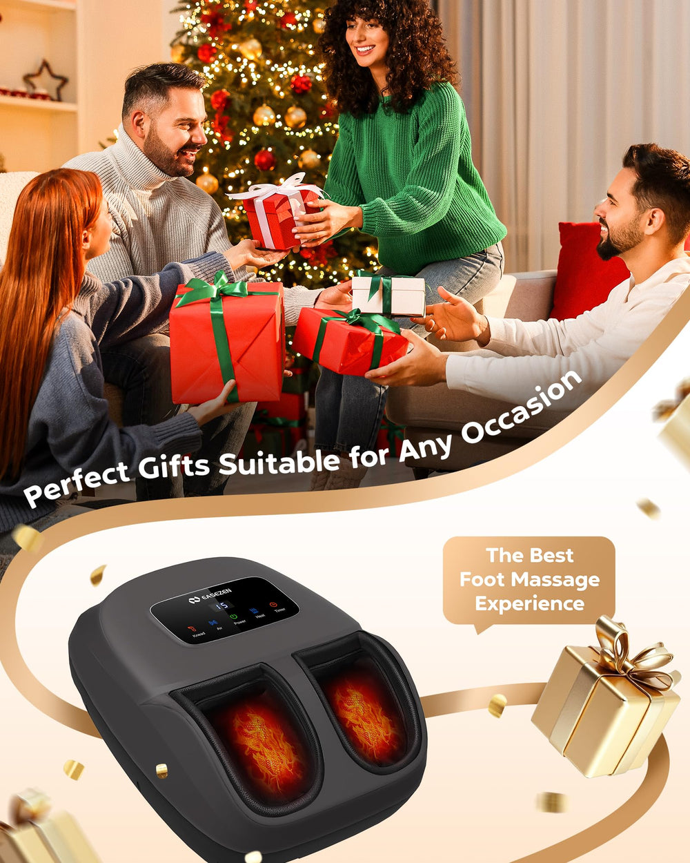 EaseZen massager for home or office relaxation anytime.