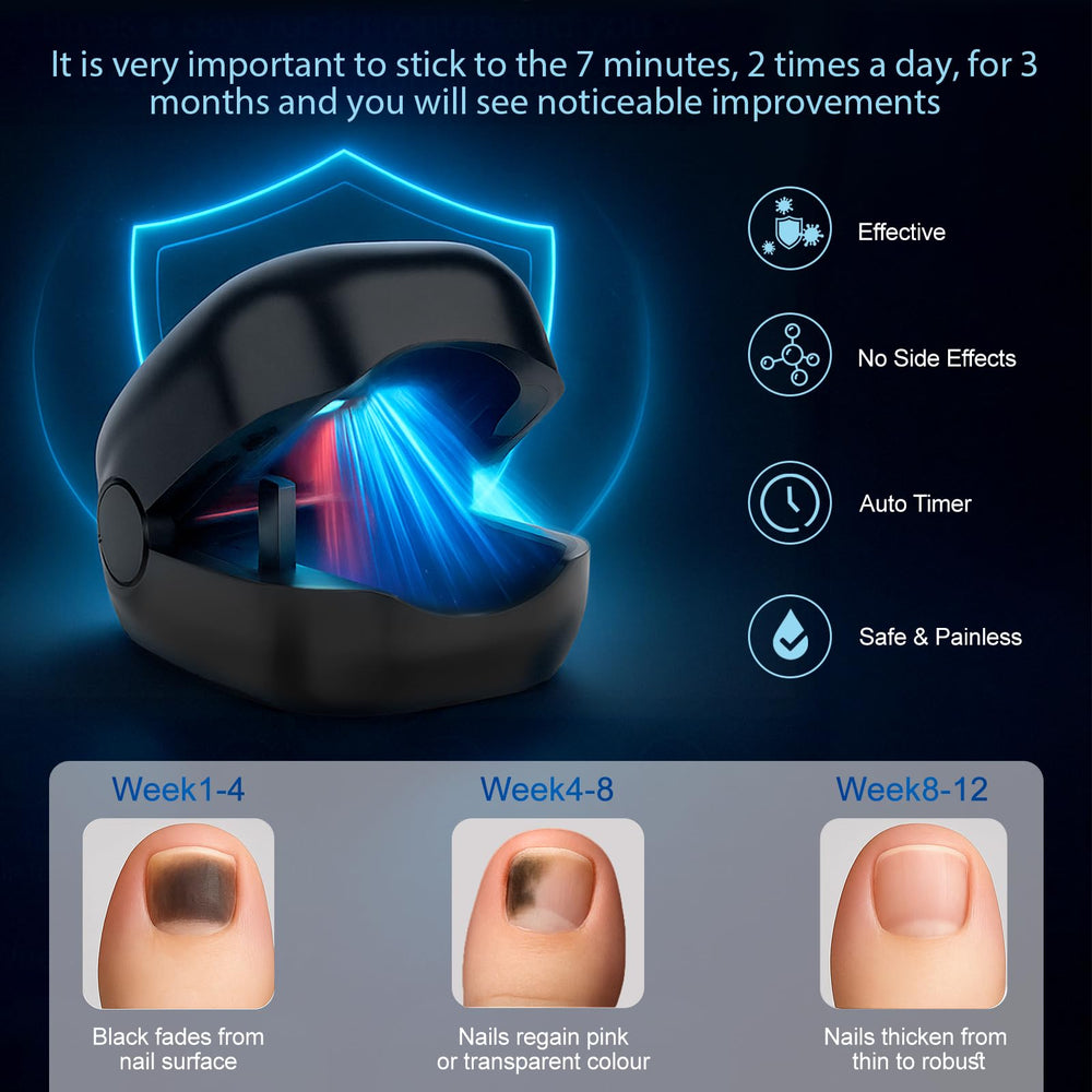 easheal led light therapy close-up showing infrared and blue light features