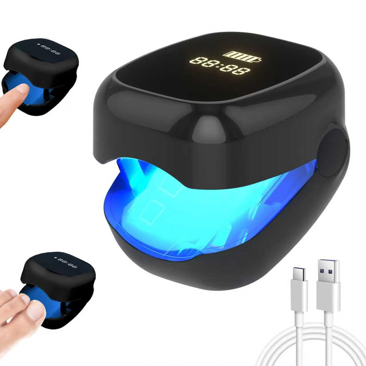 easheal nail fungus laser device front view for at-home use and convenience