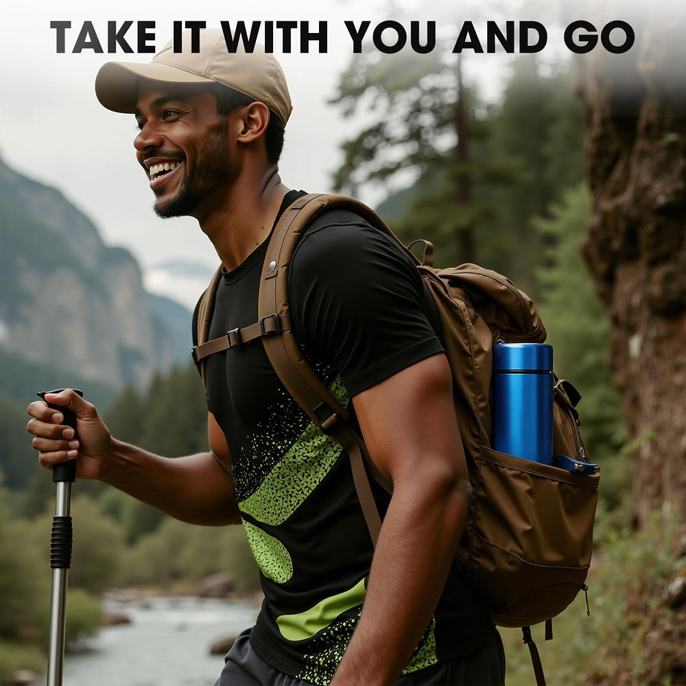 Easifeel compact design fits into luggage without adding bulk.