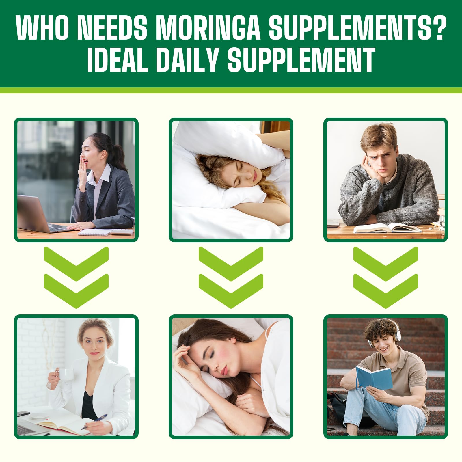 Easinloty Moringa Powder probiotics and ginger label emphasizing gut support