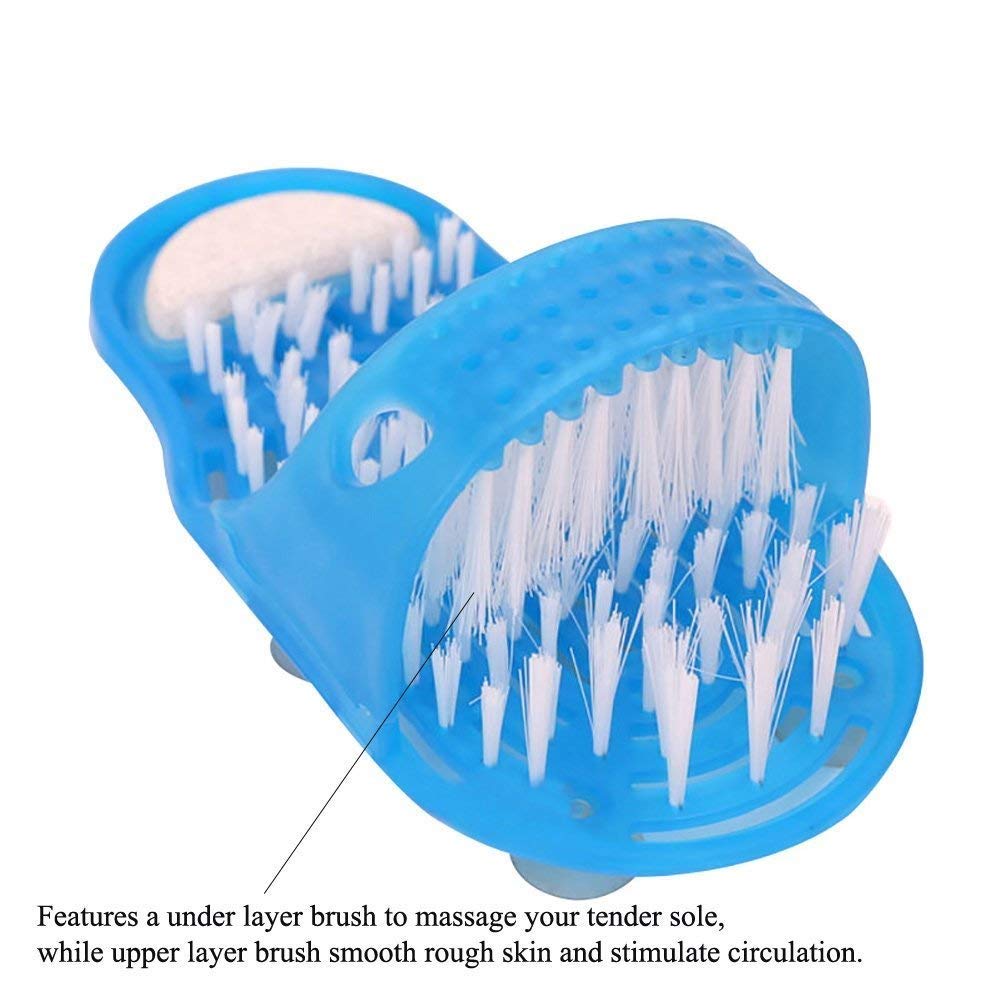 Easy Feet Foot Massage action demonstrates soothing cleansing during use.