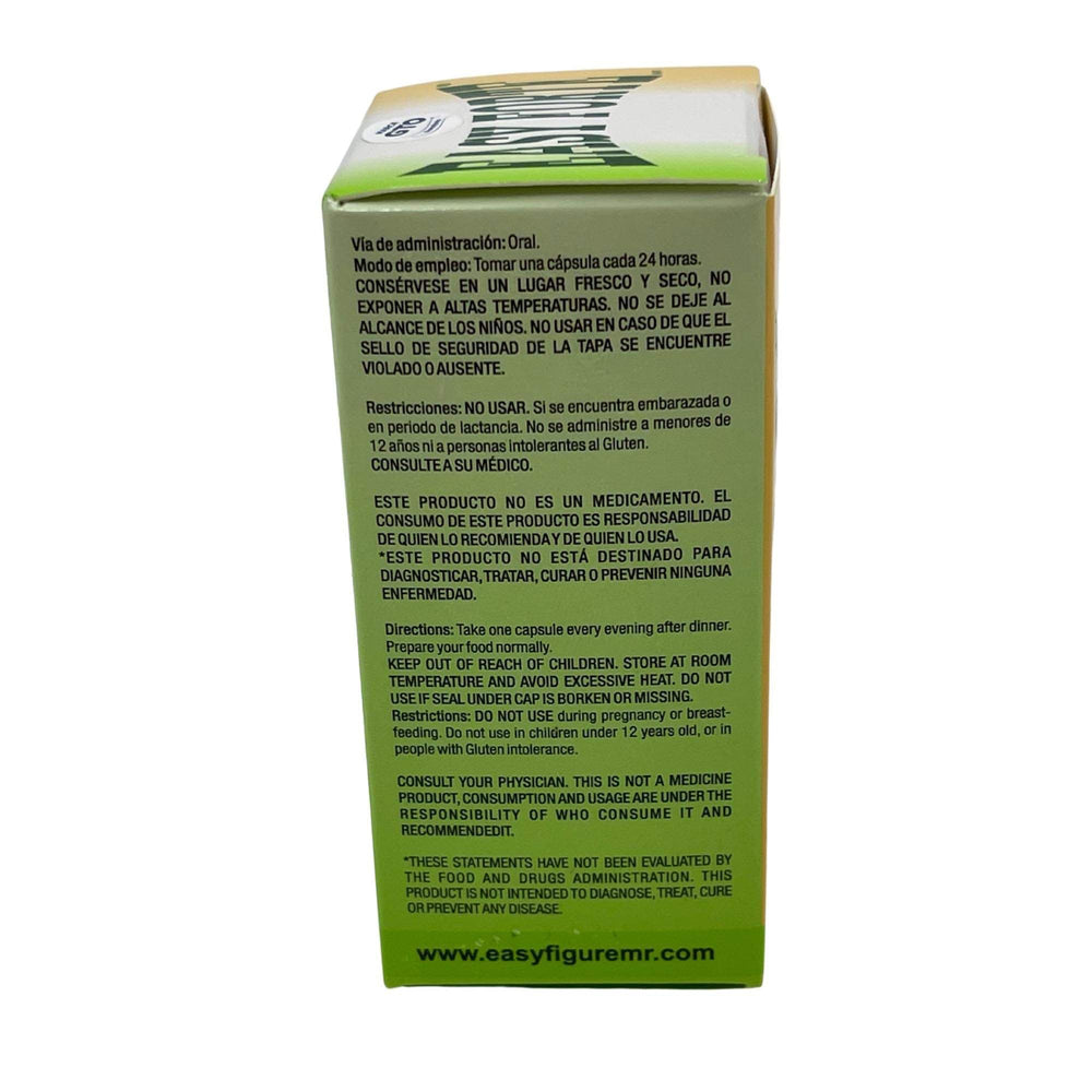 Easy Figure Easy Forte label detail highlights origin and ingredients