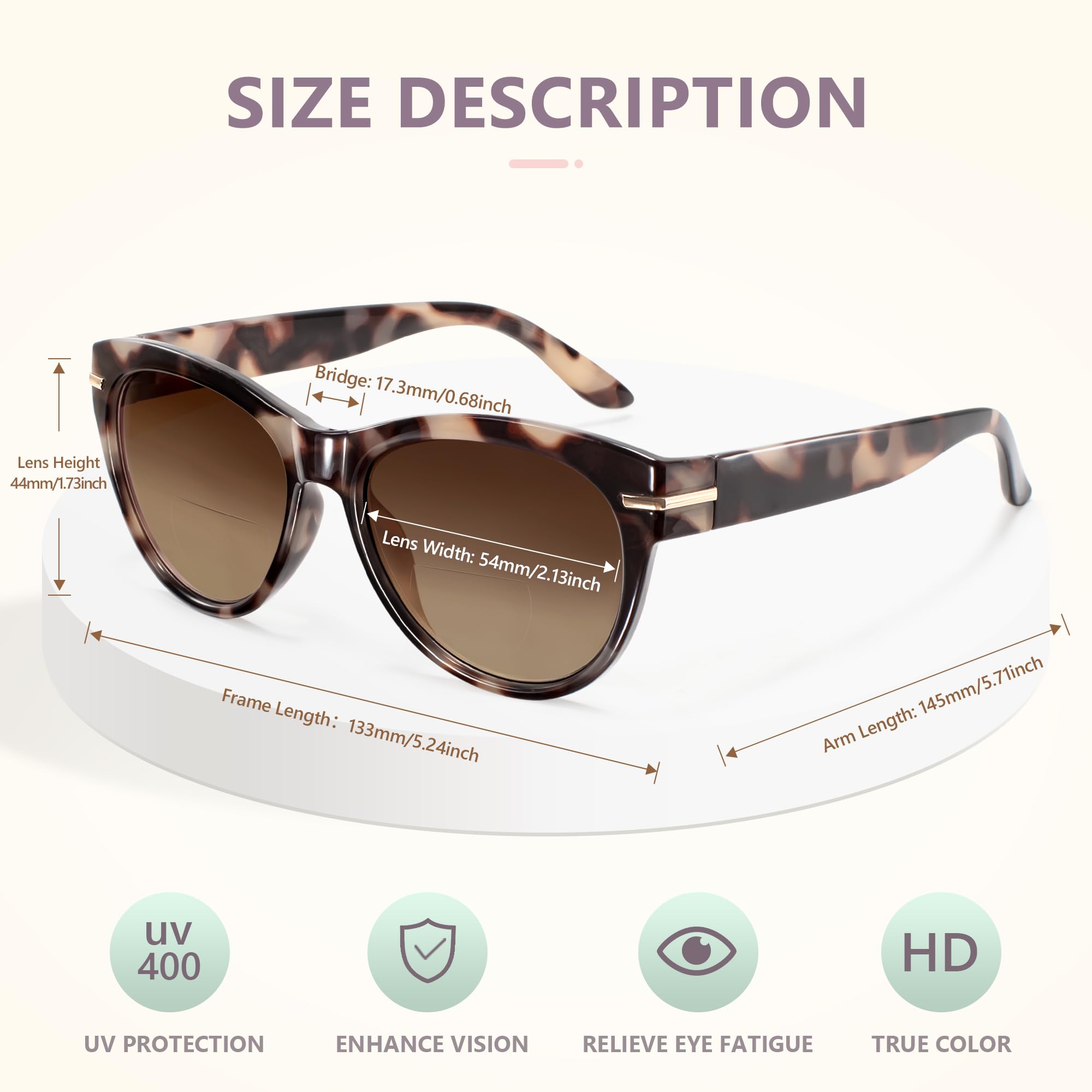 Easy Read frame dimensions ensure comfortable, secure fit