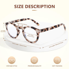 Lightweight round frame fits many face shapes for everyday stylish wear.