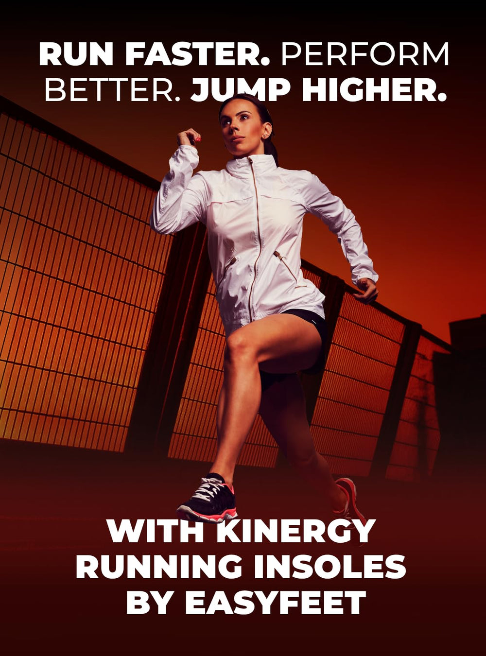 EASYFEET Kinergy athletic shoe insole enhances comfort across sports