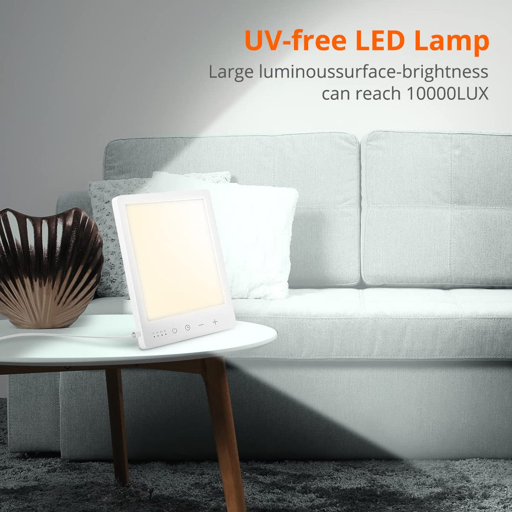 EasyHome Light Therapy Lamp ideal for home or office use.