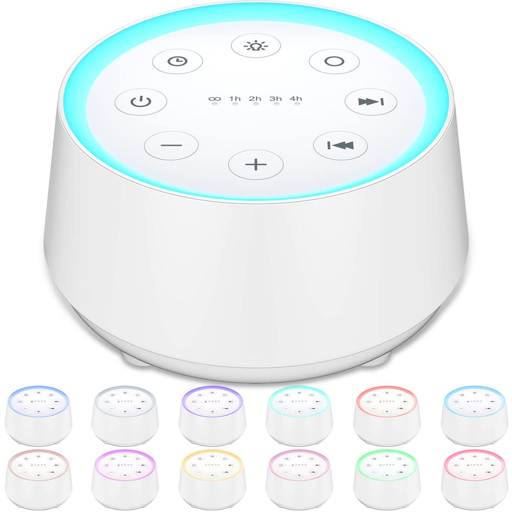 EasyHome Sleep Sound Machine with 30 soothing sounds for better sleep.