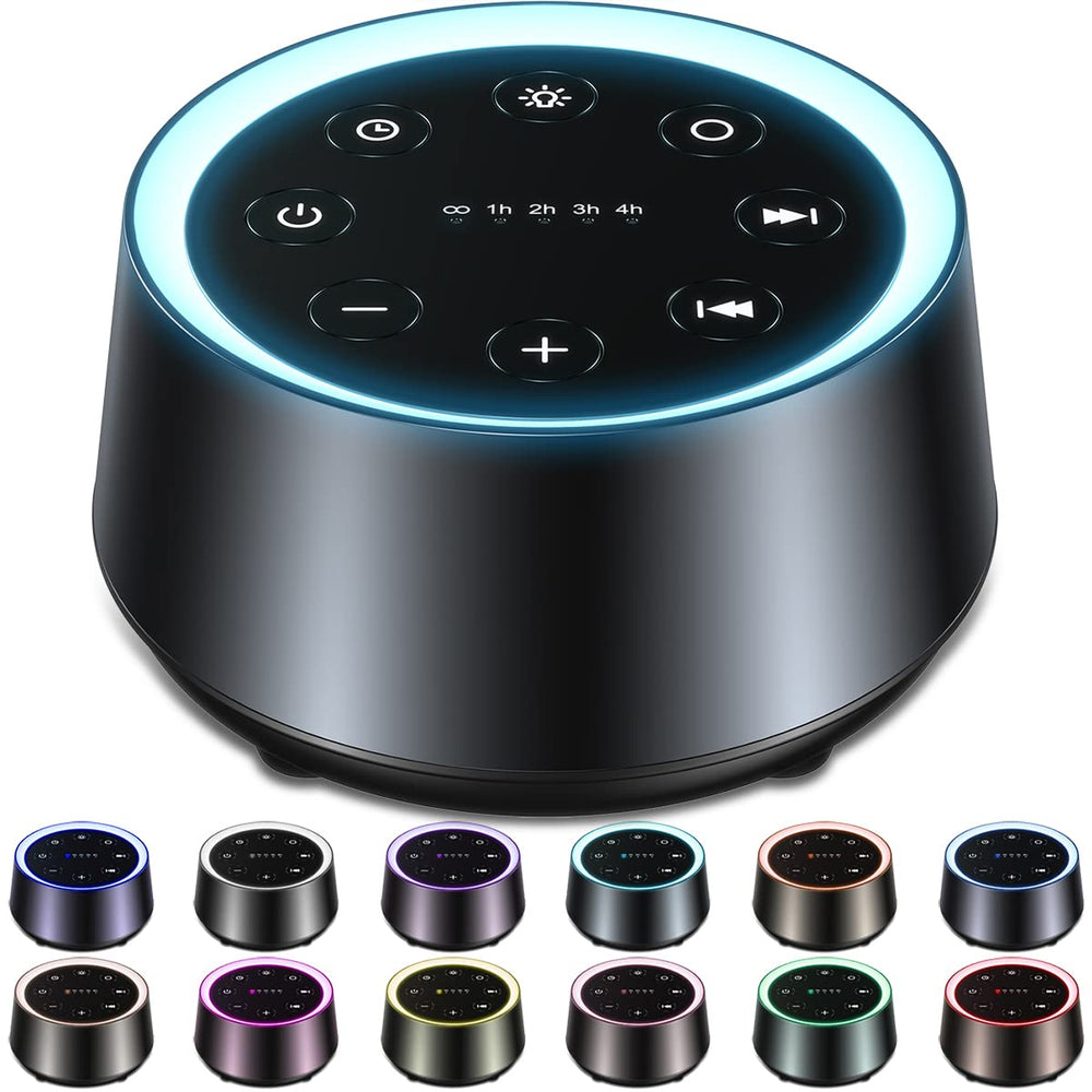 EasyHome Sleep Sound Machine front view with compact bedside design