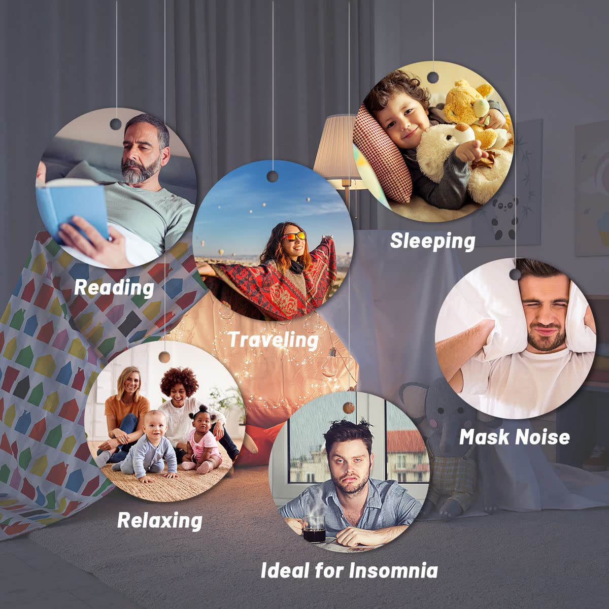 EasyHome Sleep Sound Machine with safety certifications for peace of mind.