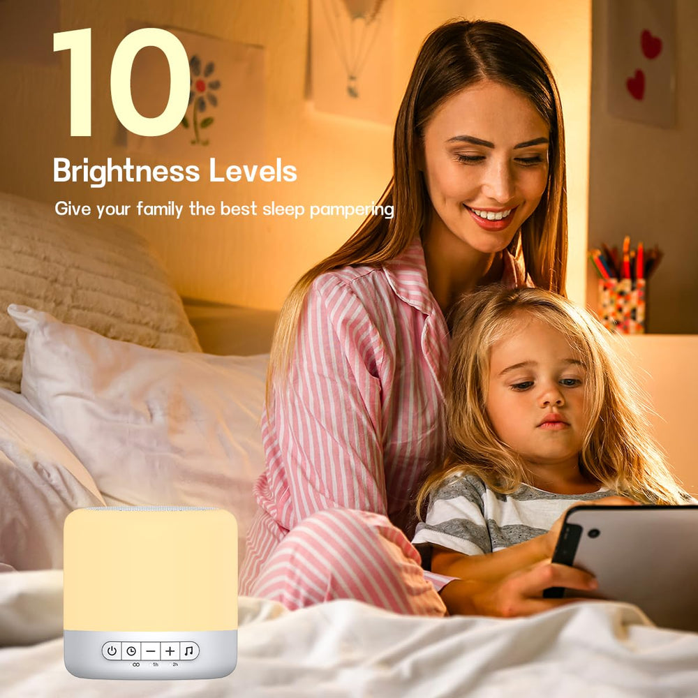 Easysleep sound with 32 volume levels lets you tailor the mood.