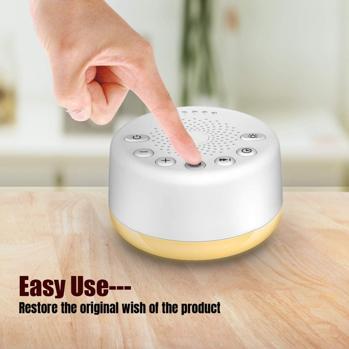 EasySleep powered by AC or USB for flexible use anywhere