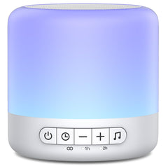 Easysleep white noise machine showing sound selection to mask distractions.