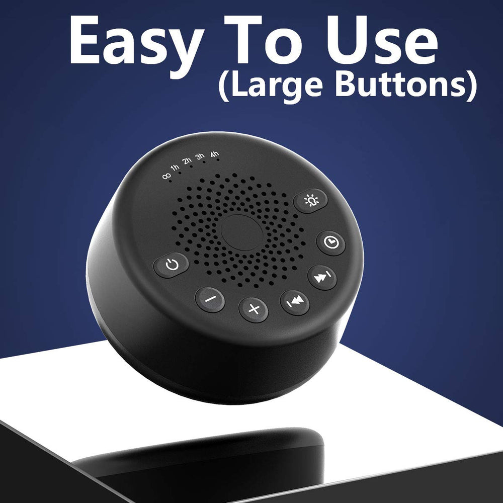 Easysleep five timer options for automatic off after use.