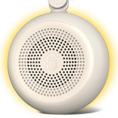 Easysleep white noise sound machine front view for a calming sleep setup.
