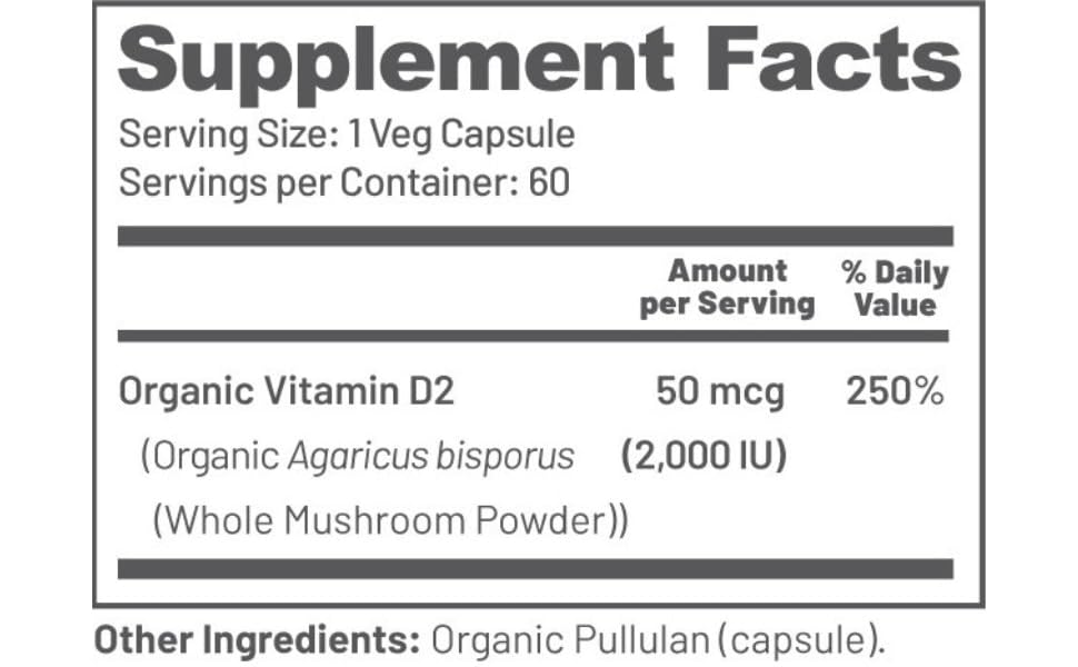 EAT INTACT mushroom powder close-up emphasizing organic sourcing