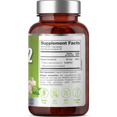 EAT INTACT organic whole mushroom powder close-up highlighting natural source.