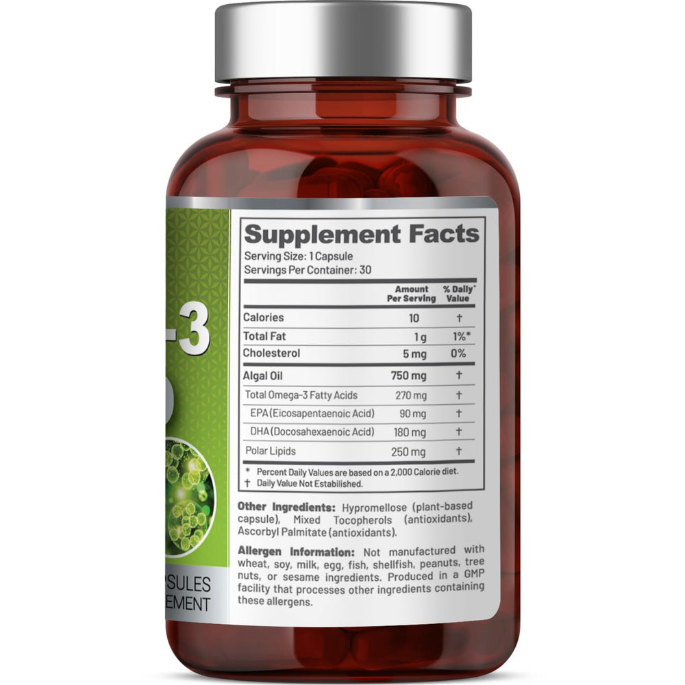 EAT INTACT vegan omega-3 capsules closeup showing soft gels