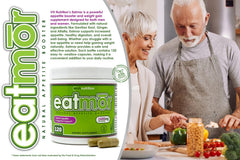 Herbal blend of gentian, ginger, alfalfa, and turmeric used in Eatmor.