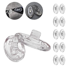 Eazean replacement nose pads for Oakley A Wire, clear silicone for comfortable wear.