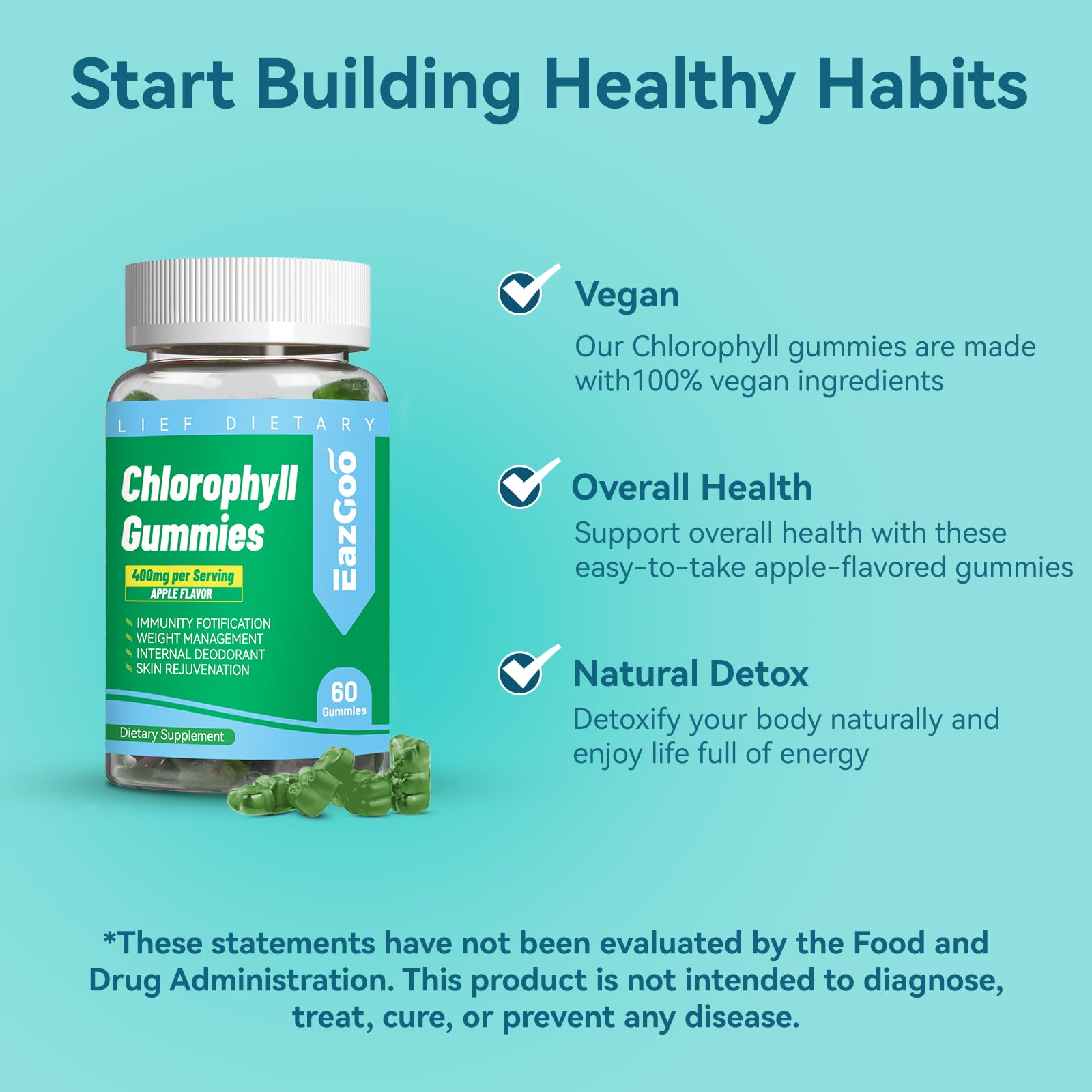 Gomitas EAZGOO con B12 y Zinc para apoyo inmunitario