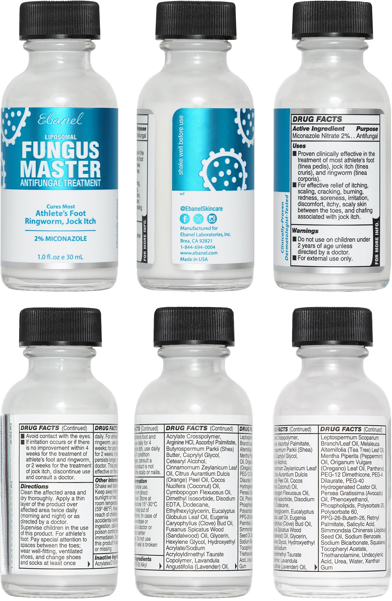 Hypoallergenic, odorless, non-greasy Ebanel foot care cream