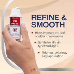Ebanel formula with onion extract nourishes around scars