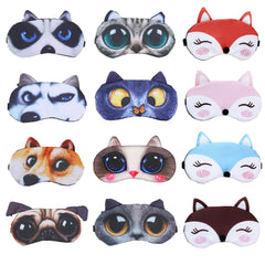 EBaokuup animal sleep mask cat design for peaceful travel
