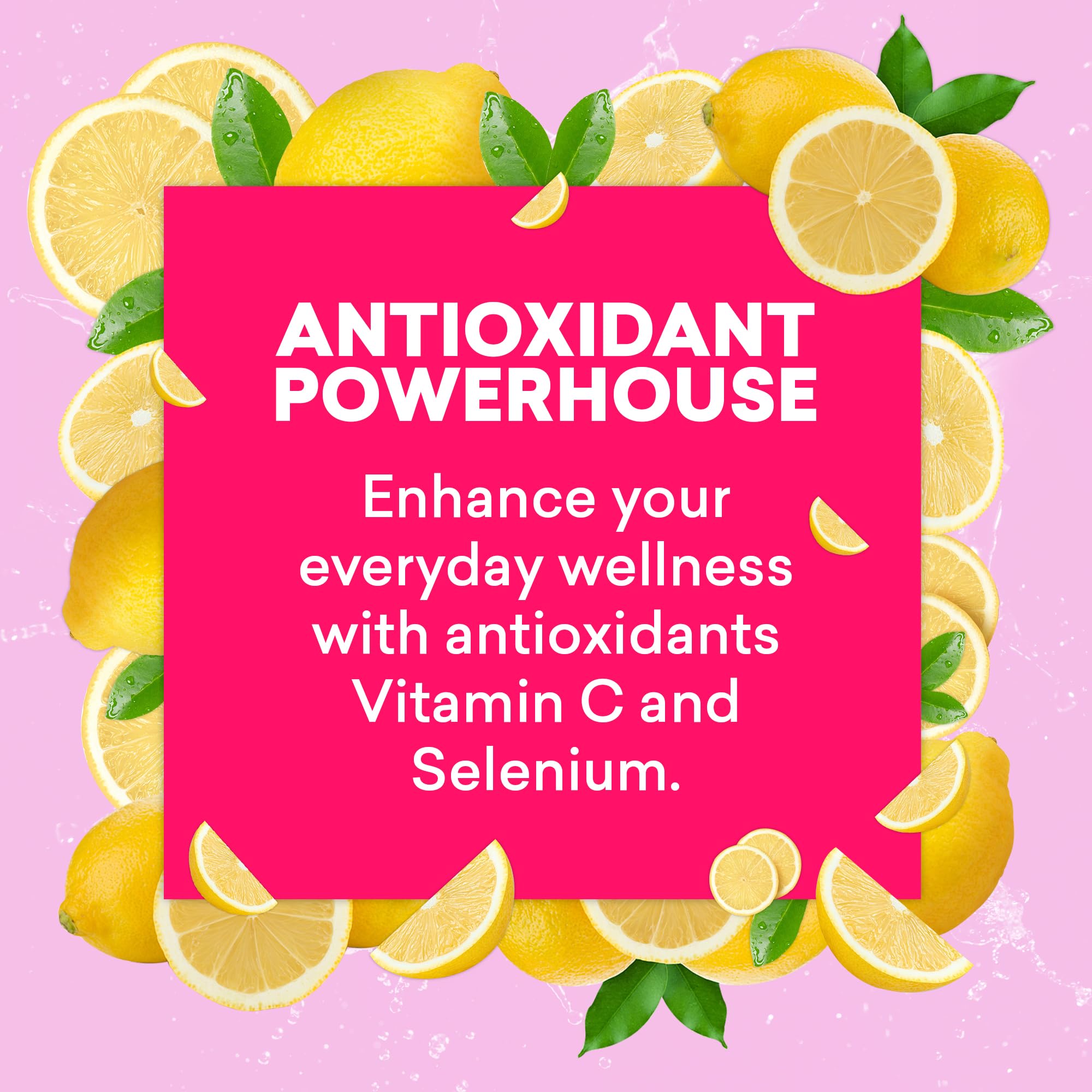 EBOOST ingredients panel highlighting vitamins and electrolytes