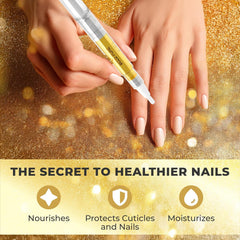 ECCO PURE Cuticle Oil addressing dry cuticles for smoother, healthier-looking nails.