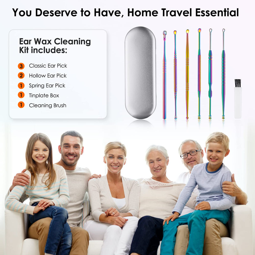 ECKXCH gift-ready ear cleaning kit in an elegant tin box.