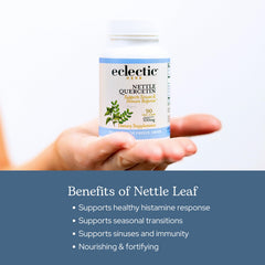 ECLECTIC INSTITUTE Eclectic Herb vegan non-GMO label signals clean, allergen-friendly choice.