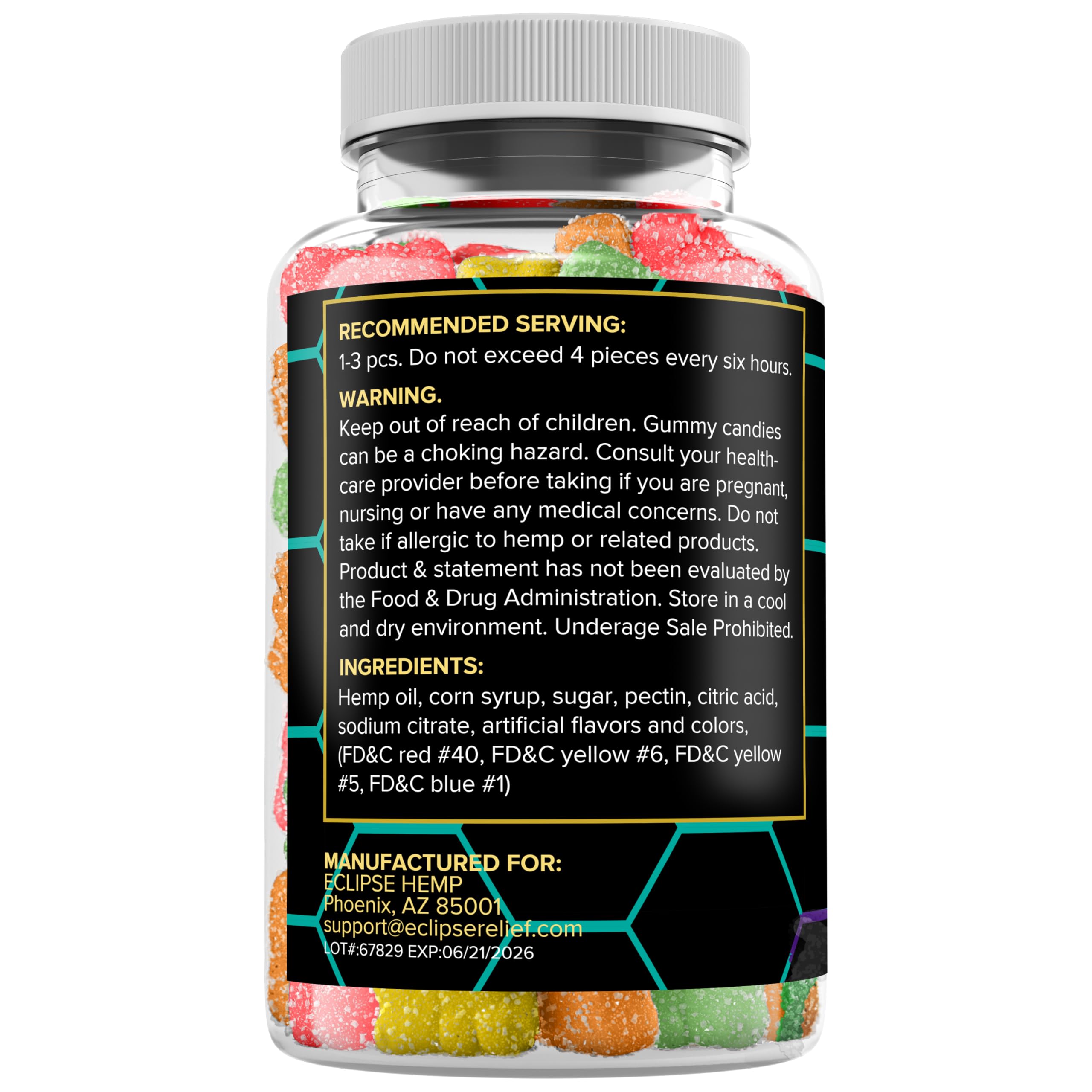 Eclipse Hemp Gummies omega-fatty-acids highlight daily wellness in a tasty bite.