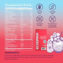 Eco Drink Fruit Punch single stick ready to mix in water for flavor.