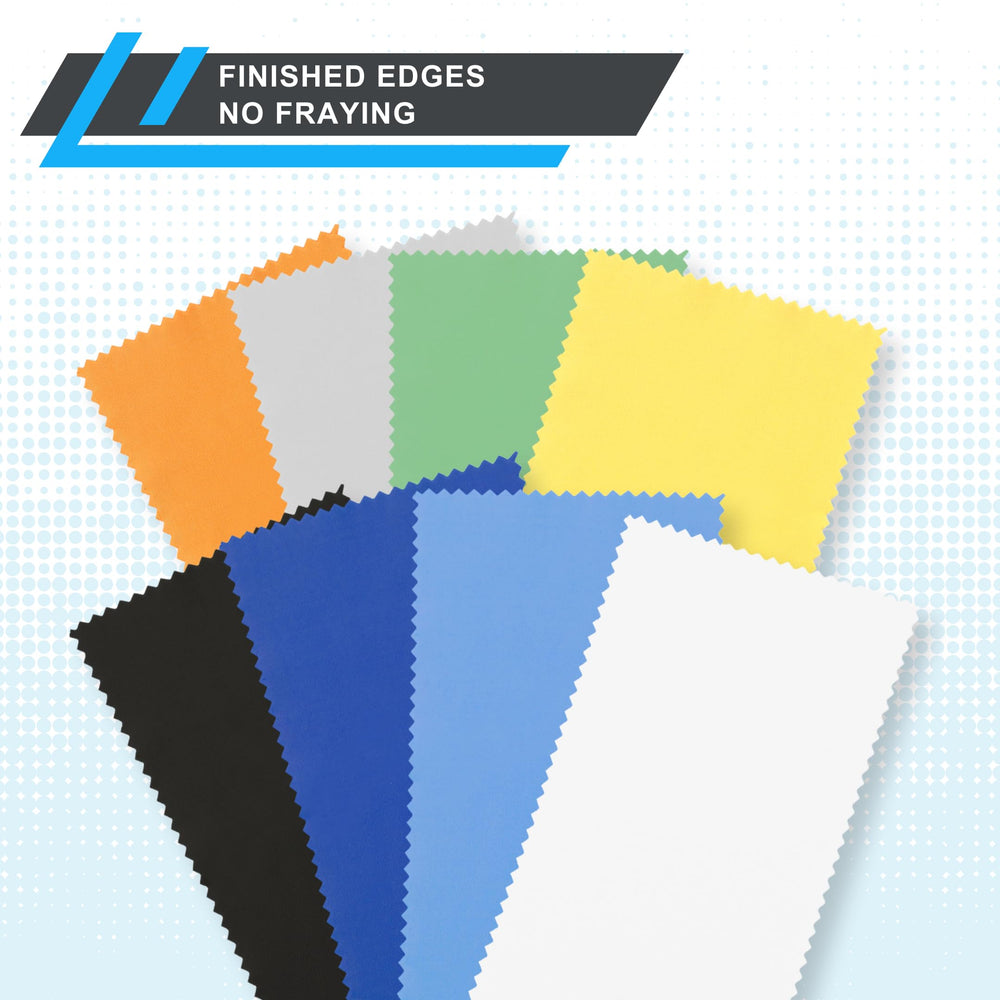 Eco-Fused tablet-cleaning cloth keeps LCD displays spotless.