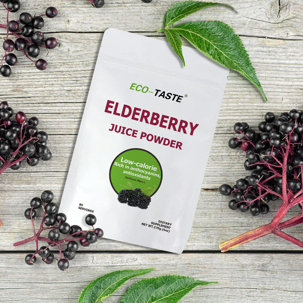ECO-TASTE Elderberry Powder used for baking and cookies.
