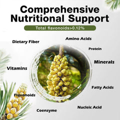 Eco-Taste Pine Pollen Powder in recipes adds versatility to meals and smoothies.