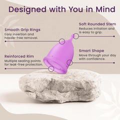 EcoBlossom leak-proof design seals securely during activities