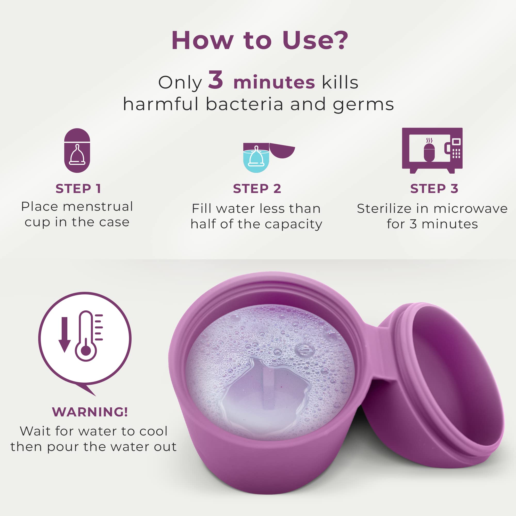 EcoBlossom water-based lube for smooth insertion and comfortable wear.