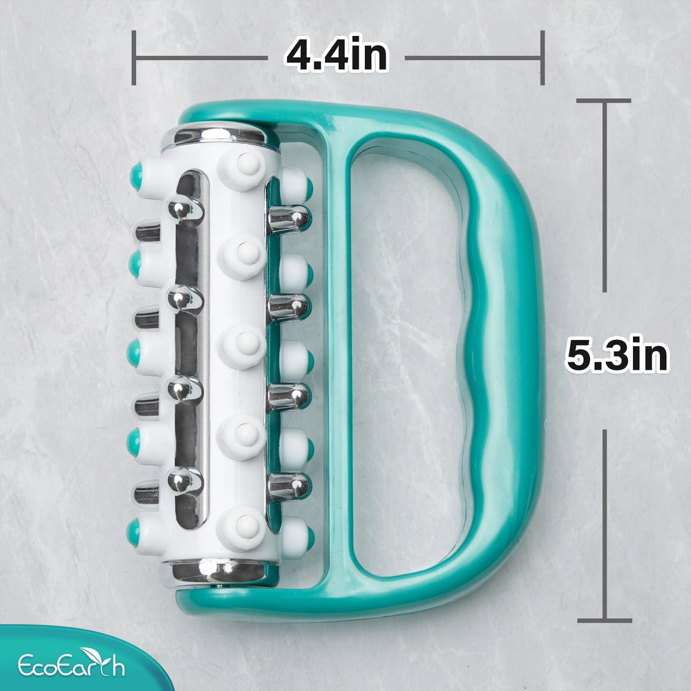 EcoEarth ergonomic-handle massager, secure grip for easy full-body sessions.