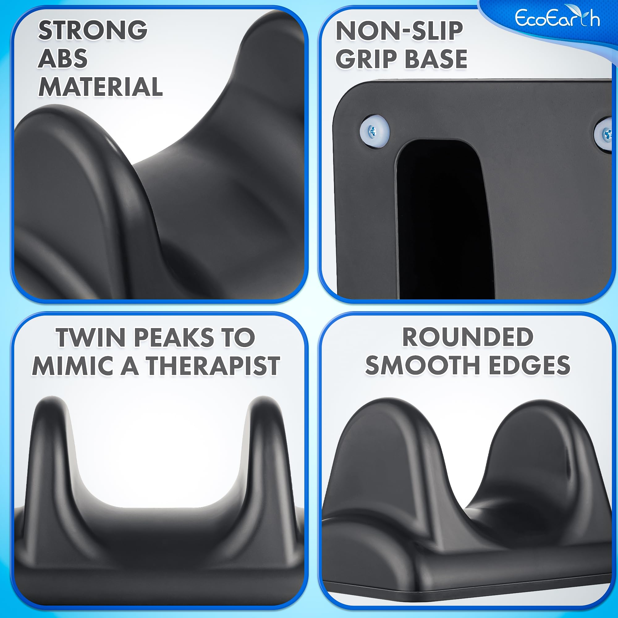Durable ABS construction supports frequent use for hip flexor and lower back relief.